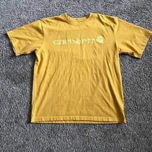 Men’s Carhartt Yellow Graphic T-Shirt Size Large